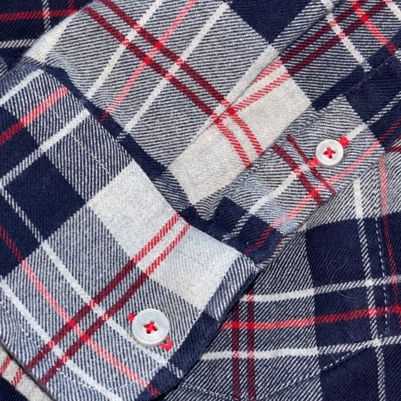 UNTUCKit "Campeneta" 100% Cotton Plaid Flannel Slim Fit L/S Shirt - Picture 6 of 6